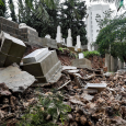 عاصفة تلحق أضراراً بمقبرة اليهود والوحيدة في وسط بيروت
