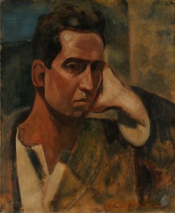 Amédée de LA PATELLIERE, Autoportrait à la chemise blanche, 1923, Collection particulière  © Alain Leprince