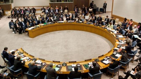 NEW YORK, NY - AUGUST 30:  A United Nations (UN) Security Council meets regarding the on-going civil war in Syria  on August 30, 2012 in New York City. UN Security Council negotiations regarding the situation in Syria collapsed last month.  (Photo by Andrew Burton/Getty Images)