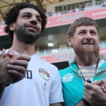 فرعون الكرة المصري محمد صلاح في حضرة قديروف الشيشاني